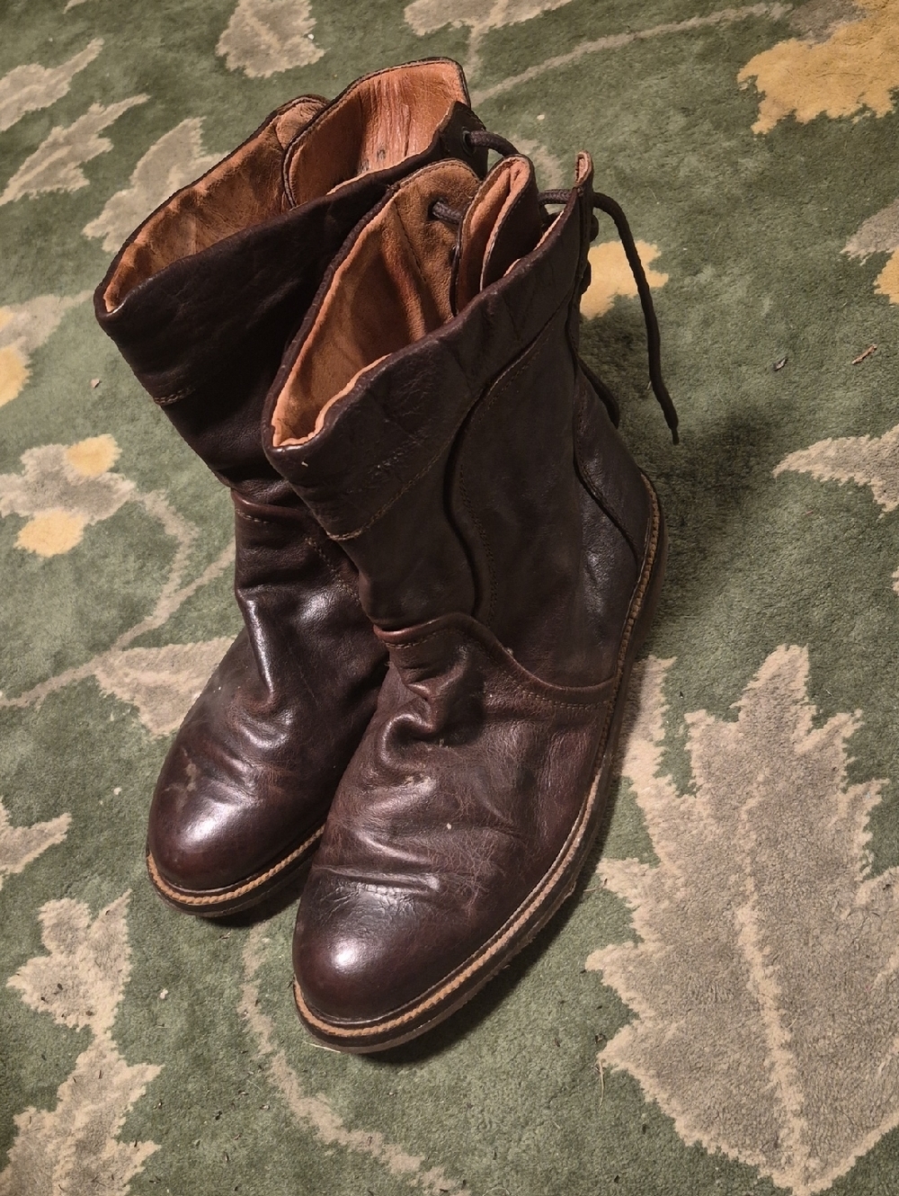 Fratelli Rossetti Dark Brown Leather Chukka Boots